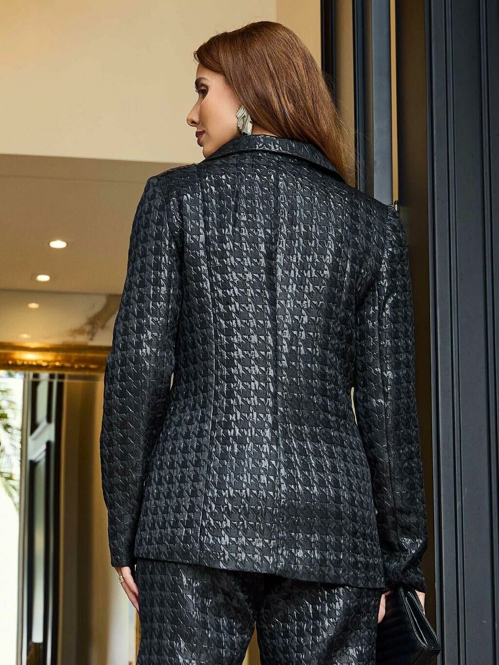 Imagem de Conjunto Jacquard Preto Luzia Fazzolli